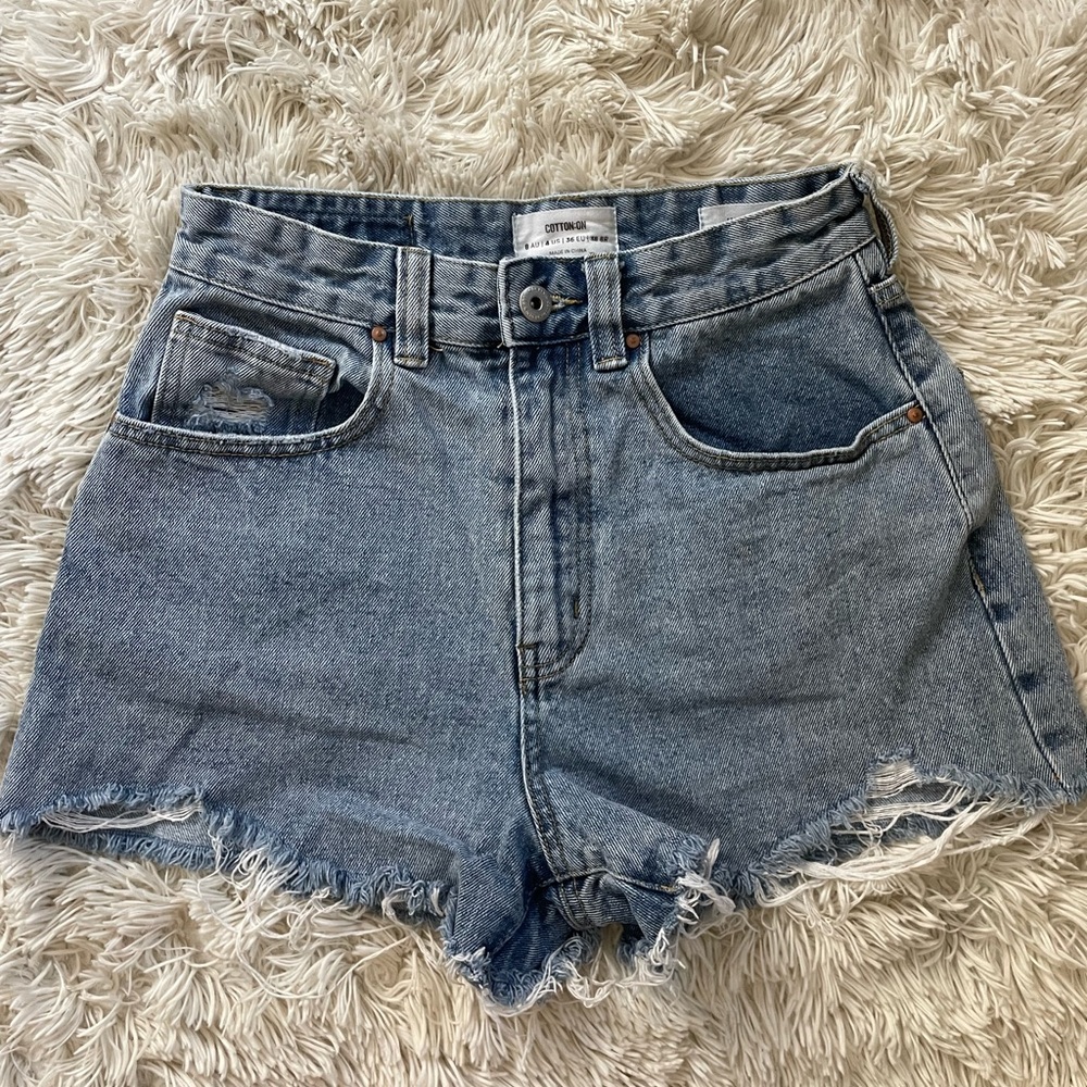 cotton on denim shorts